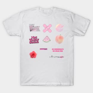 Pink stickers pack T-Shirt